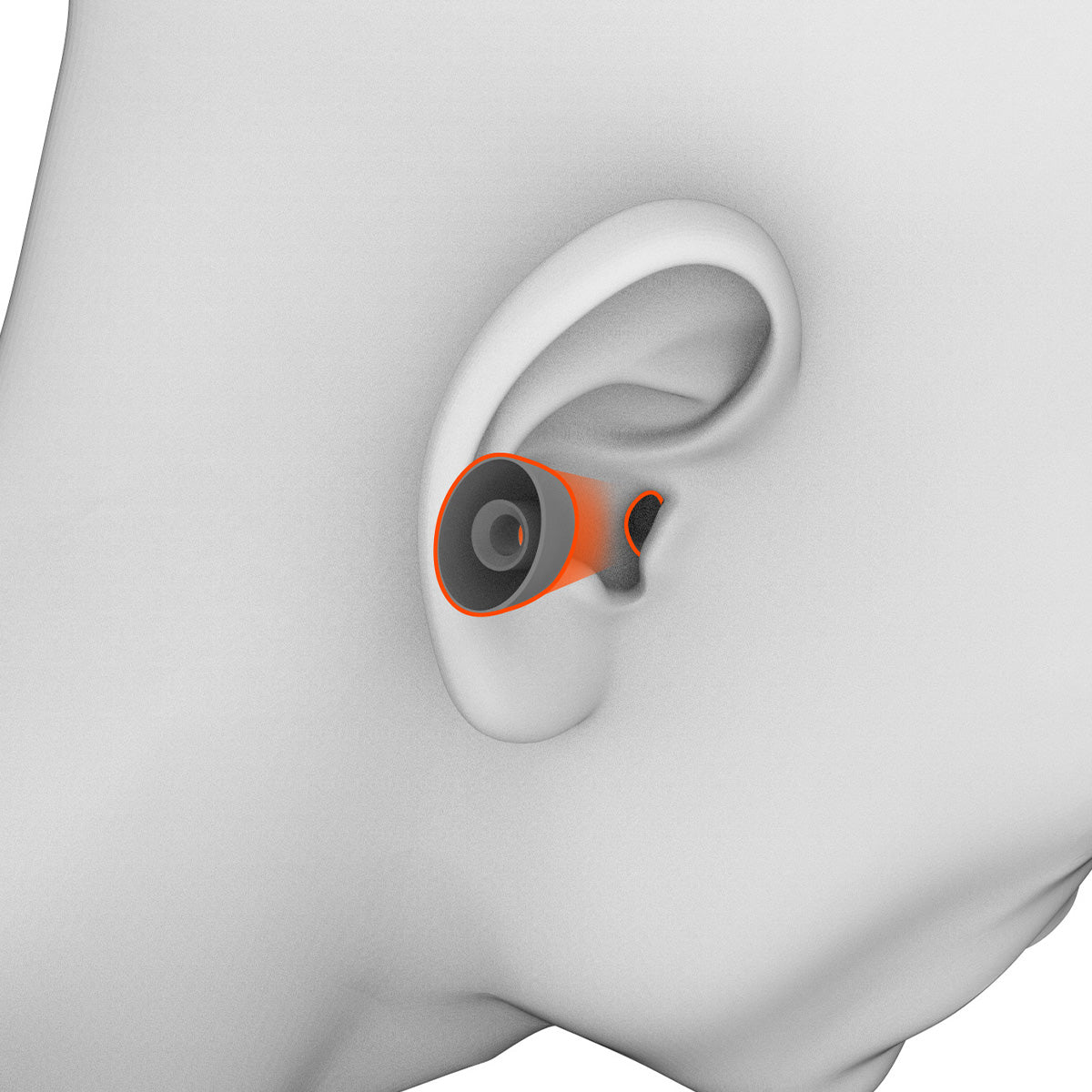 ADV. Eartune Fidelity U Elliptical Audiophile IEM Tips Earphones Oval #tip-size_medium