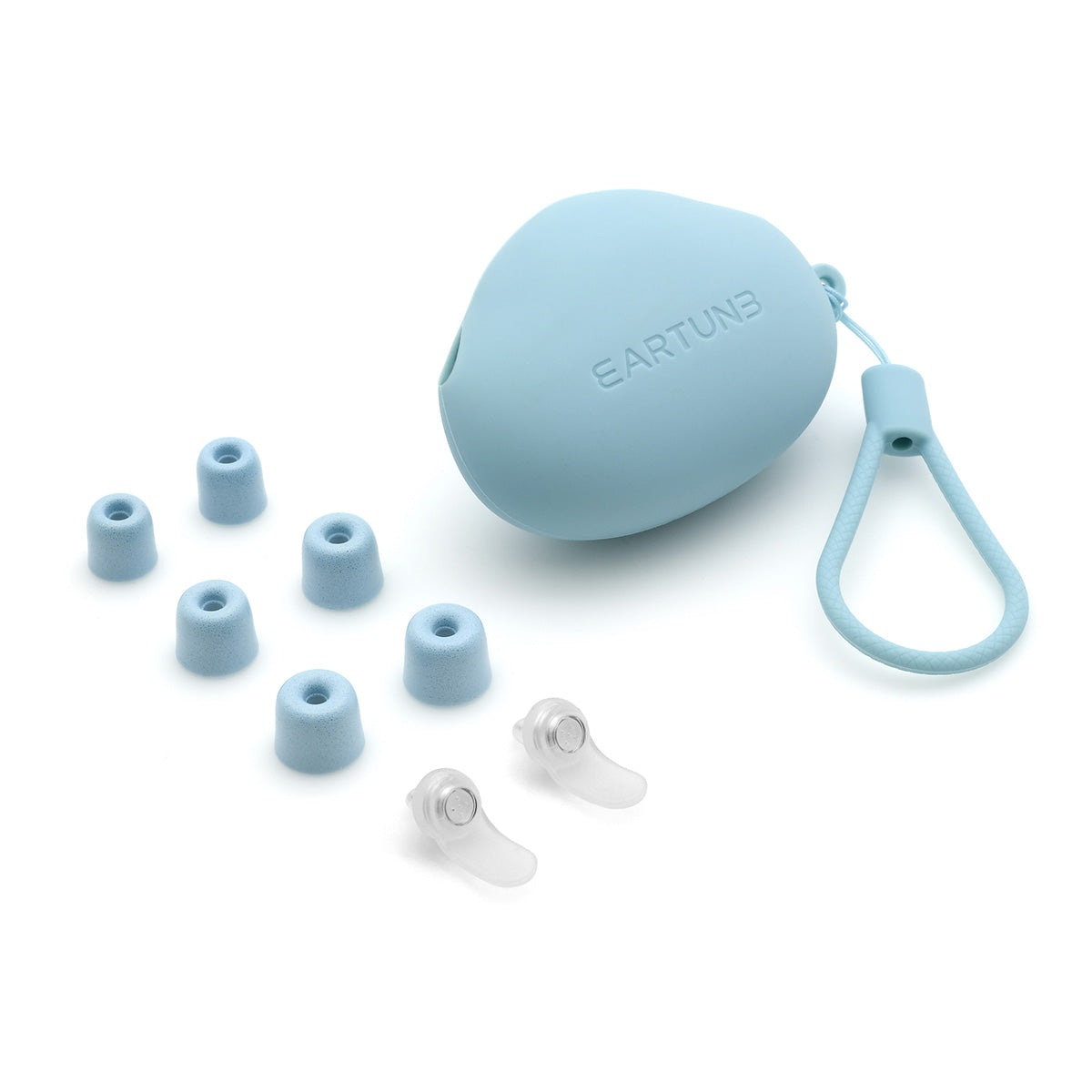 ADV. Eartune Live Foam Musician Concert Ear Plugs Filter High Fidelity Memory Foam #color_pastel-blue