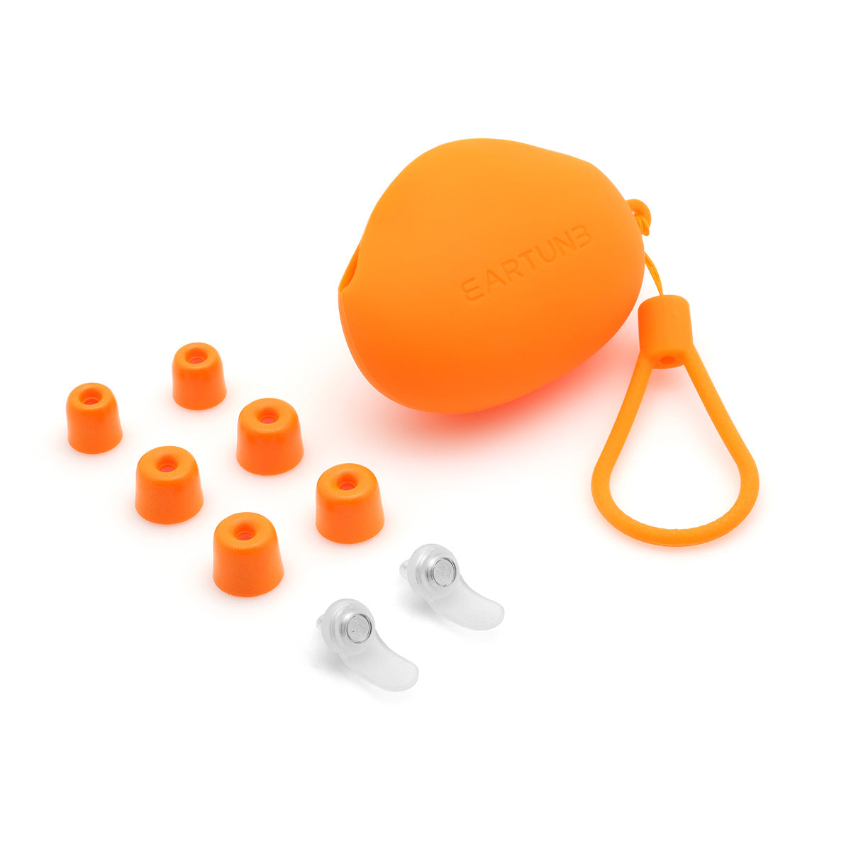 ADV. Eartune Live Foam Musician Concert Ear Plugs Filter High Fidelity Memory Foam #color_orange