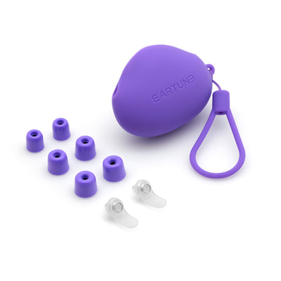 ADV. Eartune Live Foam Musician Concert Ear Plugs Filter High Fidelity Memory Foam #color_purple