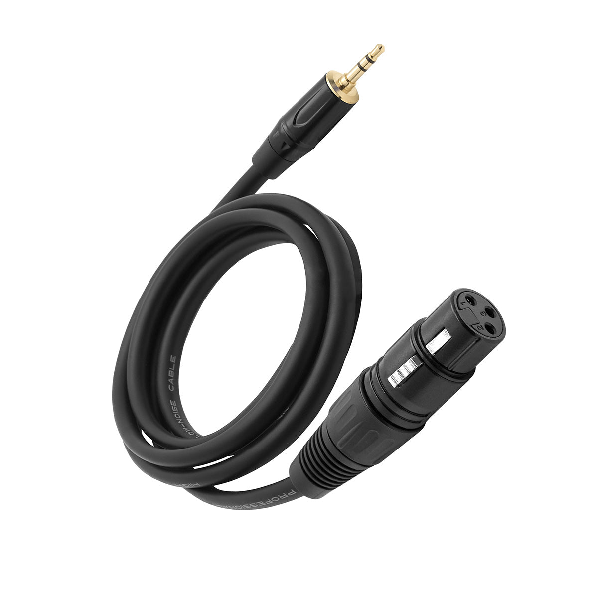 ADV. XLR 3-Pin Female to 3.5mm Male Audio Adapter