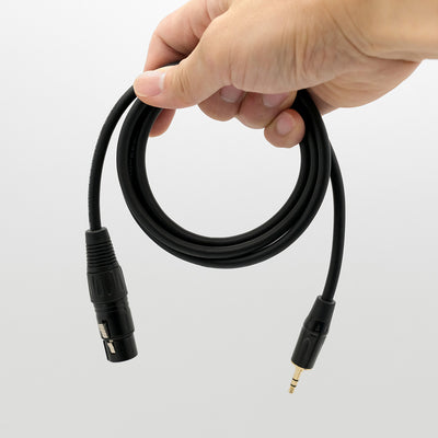 ADV. XLR 3-Pin Female to 3.5mm Male Audio Adapter