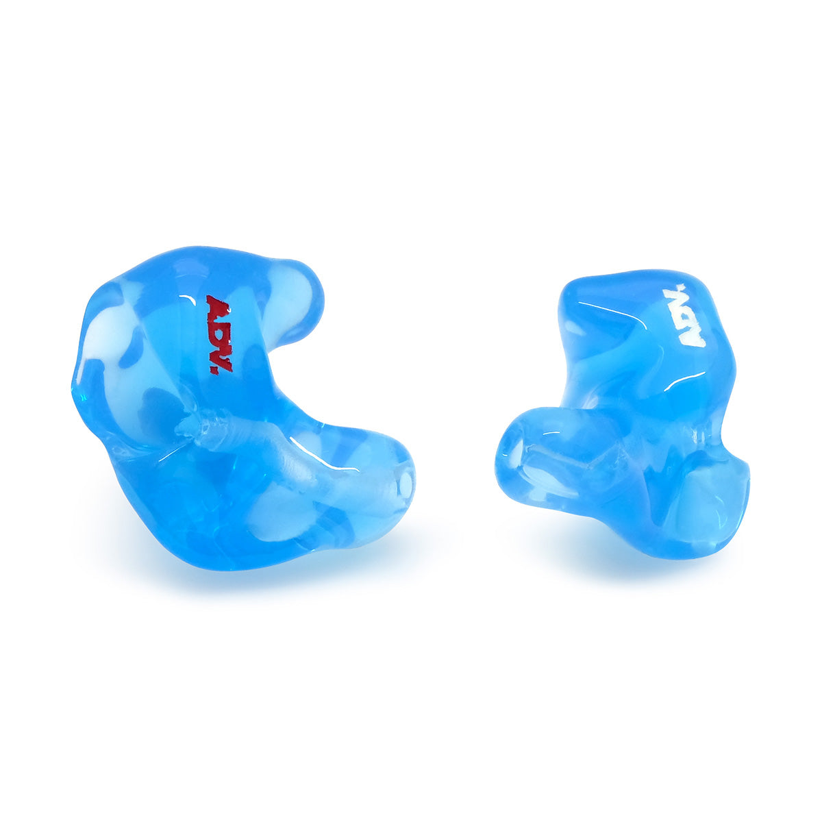 ADV. Eartune Fidelity Custom-fit Ear Tips Color Translucent Blue