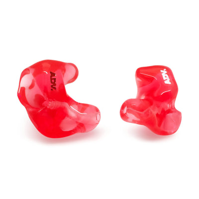 ADV. Eartune Fidelity Custom-fit Ear Tips Color Translucent Red