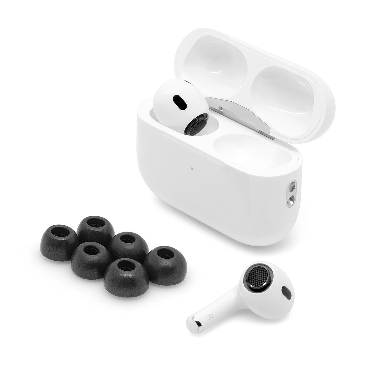 ADV. Eartune Fidelity UF-A AirPods Pro Memory Foam Ear Tips Comfort #color_black