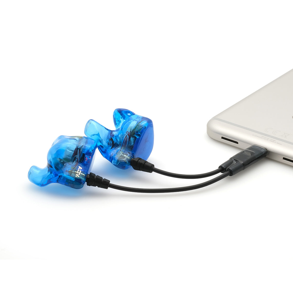 ADV. M5-TWS Custom True Wireless Earbuds TWS Custom-fit WFH Work From Home #color_santorini-blue