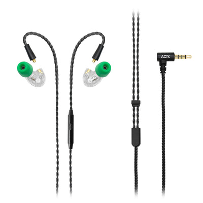 ADV. Model 3 Mobile In-ear Monitor for Musicians and Professionals In-line Microphone and Remote MMCX #edition_mobile