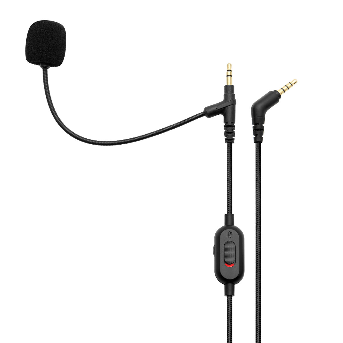 ADV. R32 Professional Studio Headphones Detachable Cable Boom Mic Volume Control Mute Switch